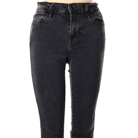 Frame Denim Le High Skinny Petal Hem in Harrington wash Gray Sz 26 - Picture 3 of 11